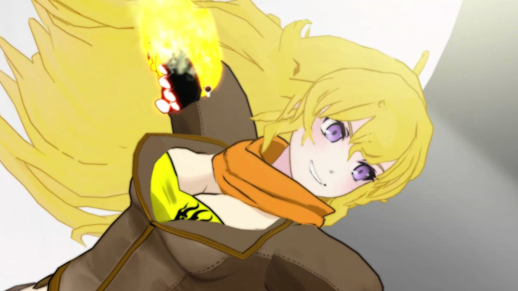 Roost Teeth RWBY anime Yang character (yellow)