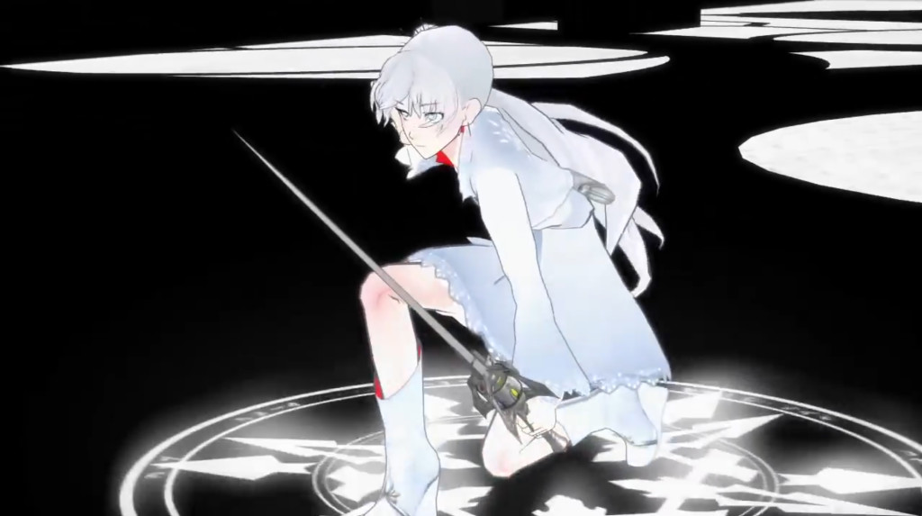 Rooster Teeth RWBY anime Weiss (white) character