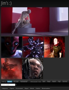 DAZ 3D user gallery