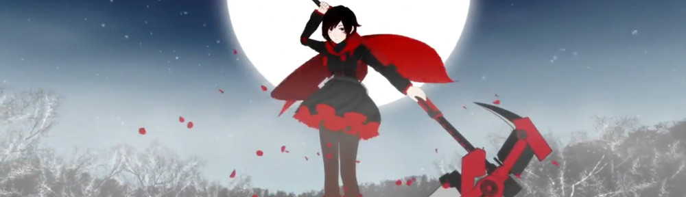 Rooster Teeth, RWBY anime Ruby character against moon